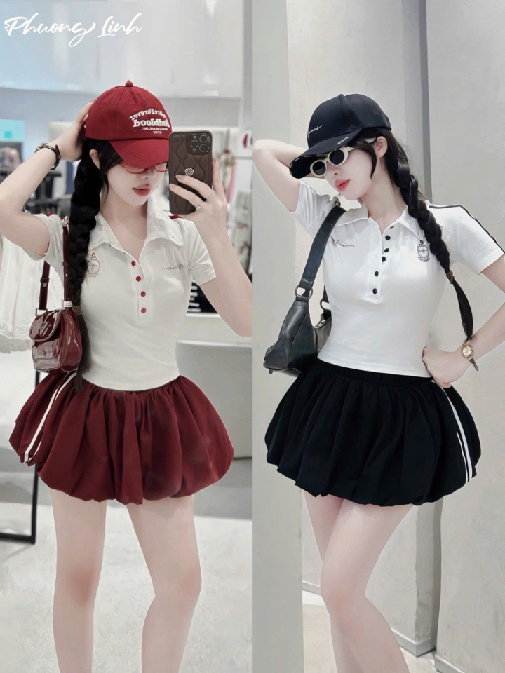 Sét áo zip cổ đức kèm chân váy phồng-duoc-ban-tai-MÍA SHOP - THỜI TRANG NỮ