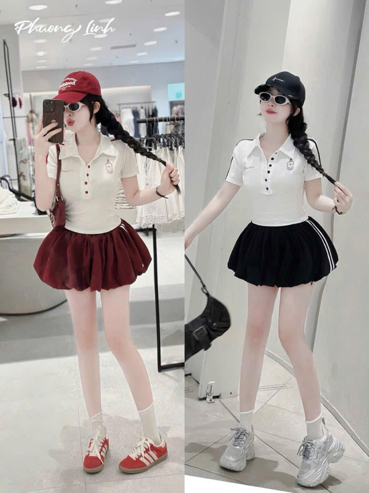 Sét áo zip cổ đức kèm chân váy phồng-duoc-ban-tai-MÍA SHOP - THỜI TRANG NỮ