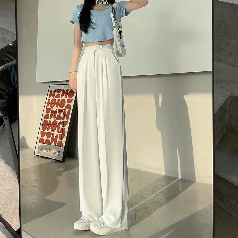 Quần Tây Suông lưng thun-duoc-ban-tai-MÍA SHOP - THỜI TRANG NỮ