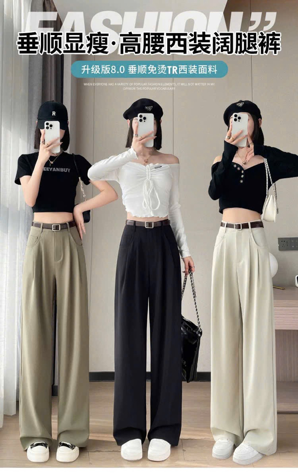 Quần Tây Suông lưng thun-duoc-ban-tai-MÍA SHOP - THỜI TRANG NỮ