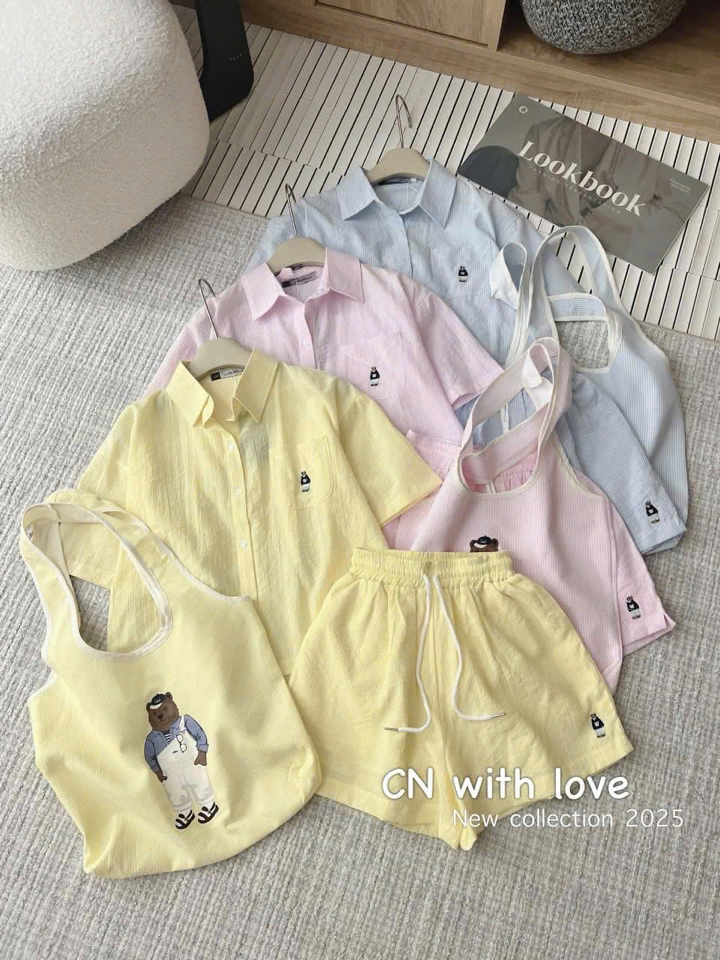 Set Sơ Mi Quần sóc ✨KÈM TÚI✨-duoc-ban-tai-MÍA SHOP - THỜI TRANG NỮ