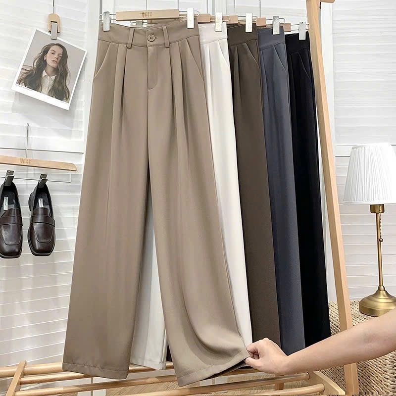 Quần Tây Suông lưng thun-duoc-ban-tai-MÍA SHOP - THỜI TRANG NỮ
