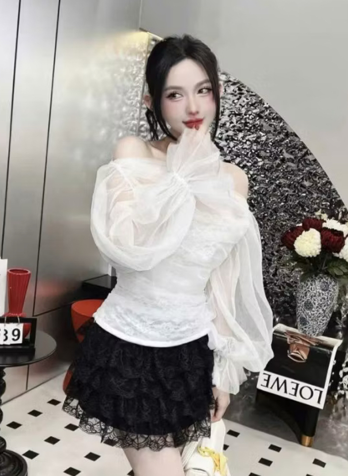 Set áo ren phối chân váy-duoc-ban-tai-MÍA SHOP - THỜI TRANG NỮ