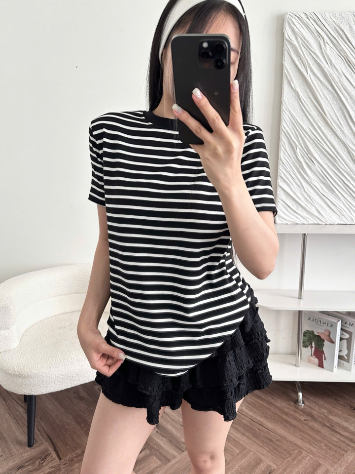 Áo sọc form vừa-duoc-ban-tai-MÍA SHOP - THỜI TRANG NỮ