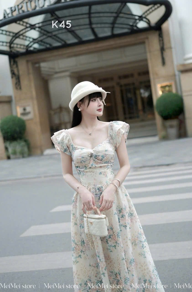 Maxi hoa tiểu thư-duoc-ban-tai-MÍA SHOP - THỜI TRANG NỮ