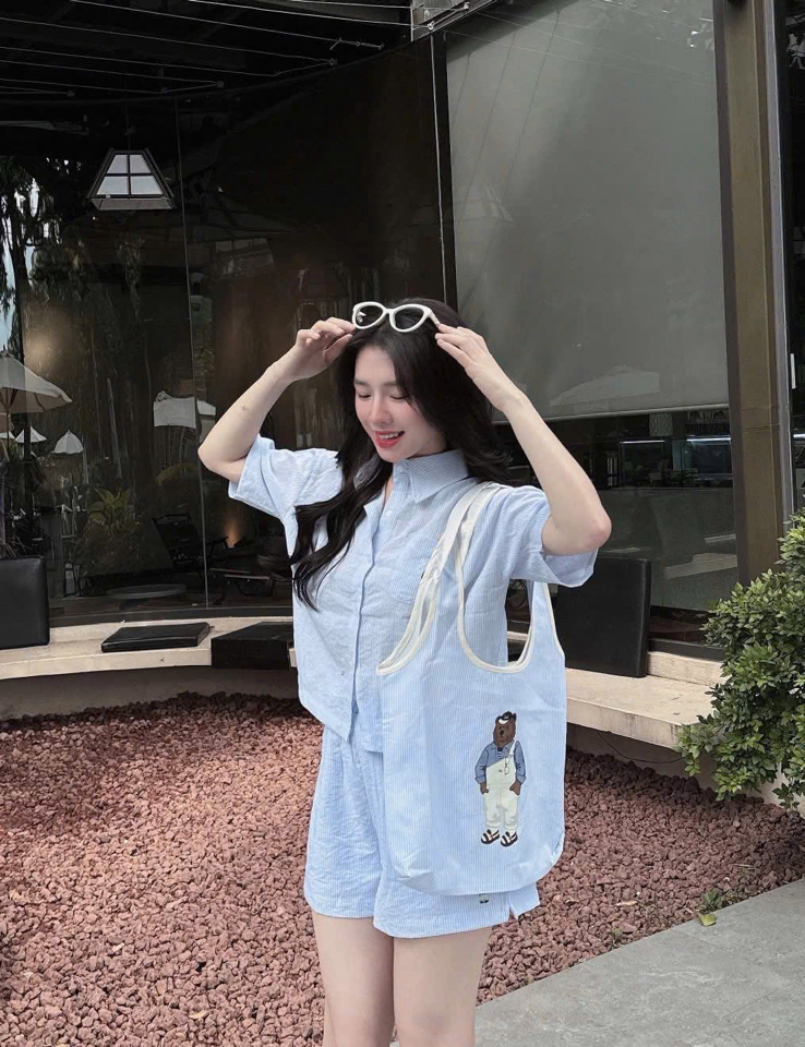 Set Sơ Mi Quần sóc ✨KÈM TÚI✨-duoc-ban-tai-MÍA SHOP - THỜI TRANG NỮ