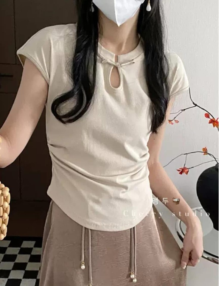 Áo cổ tàu form vừa-duoc-ban-tai-MÍA SHOP - THỜI TRANG NỮ