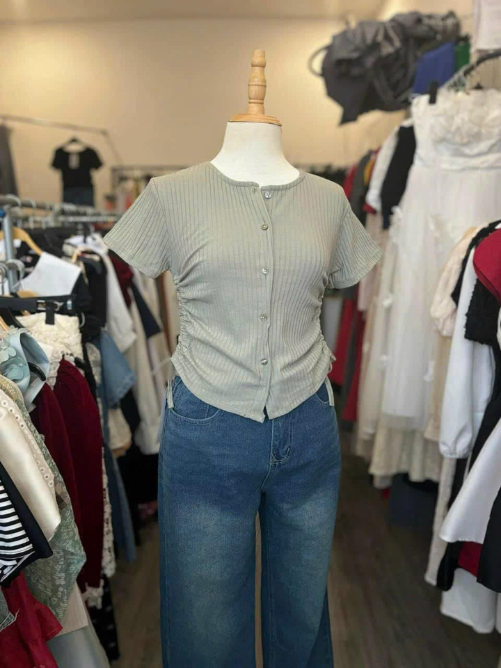 Áo croptop rút dây-duoc-ban-tai-MÍA SHOP - THỜI TRANG NỮ