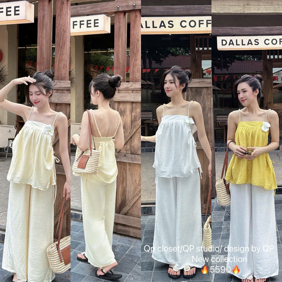 Set đũi 2 dây ngọc kèm hoa-duoc-ban-tai-MÍA SHOP - THỜI TRANG NỮ