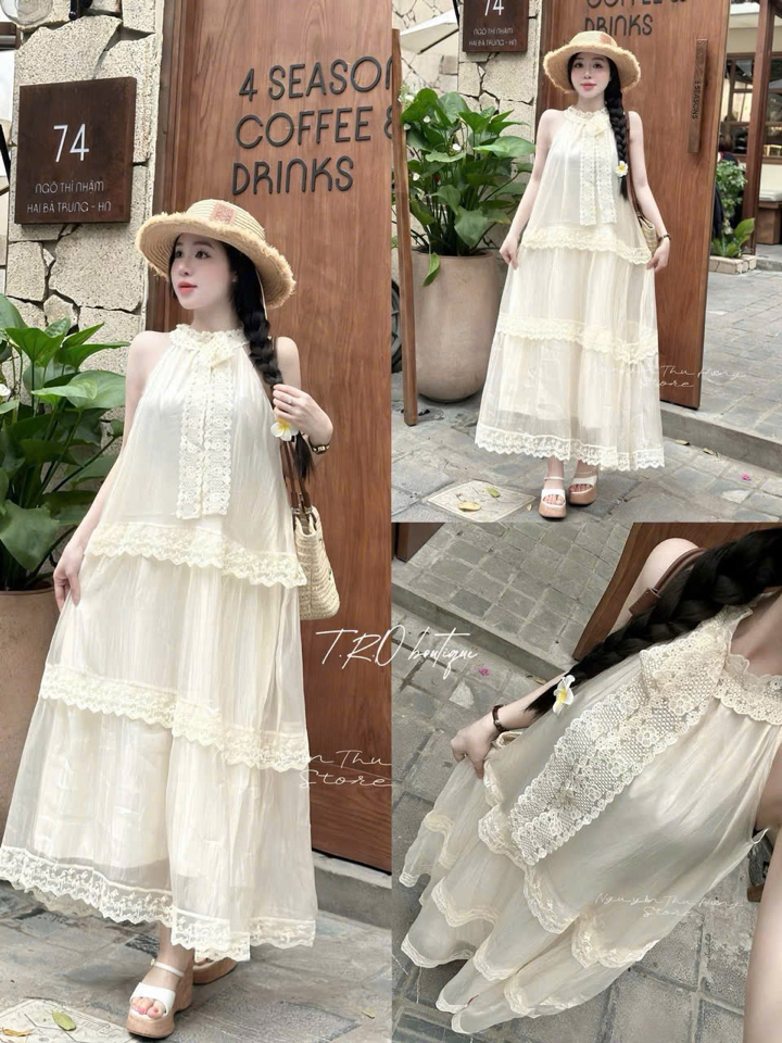Maxi cổ yếm-duoc-ban-tai-MÍA SHOP - THỜI TRANG NỮ