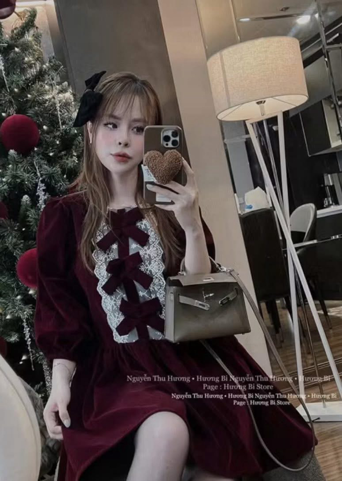 Babydoll nhung-duoc-ban-tai-MÍA SHOP - THỜI TRANG NỮ