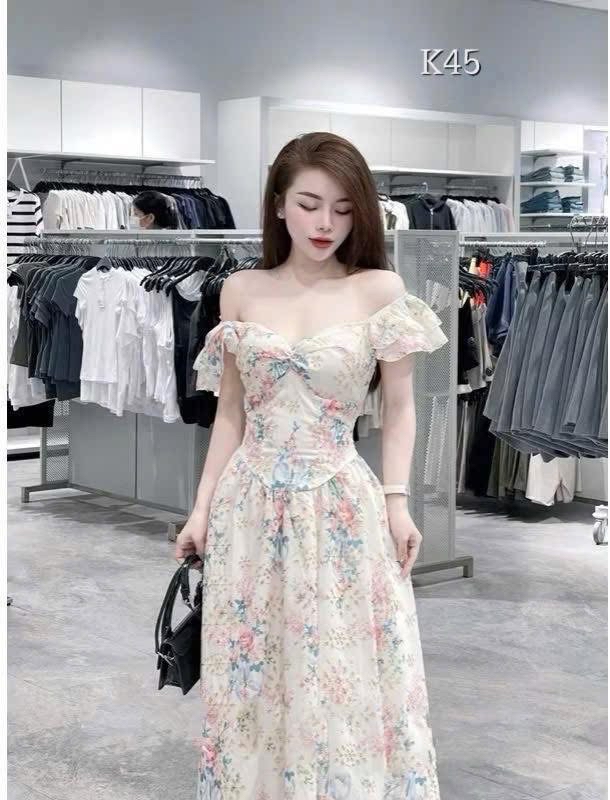 Maxi hoa tiểu thư-duoc-ban-tai-MÍA SHOP - THỜI TRANG NỮ