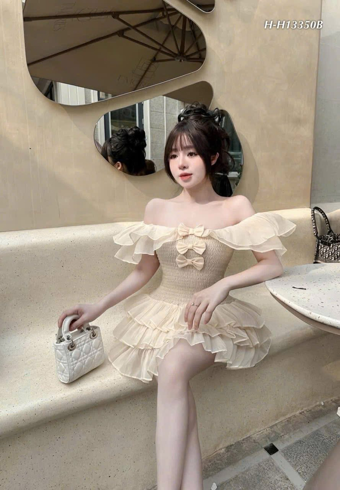 Đầm tơ bẹt vai-duoc-ban-tai-MÍA SHOP - THỜI TRANG NỮ
