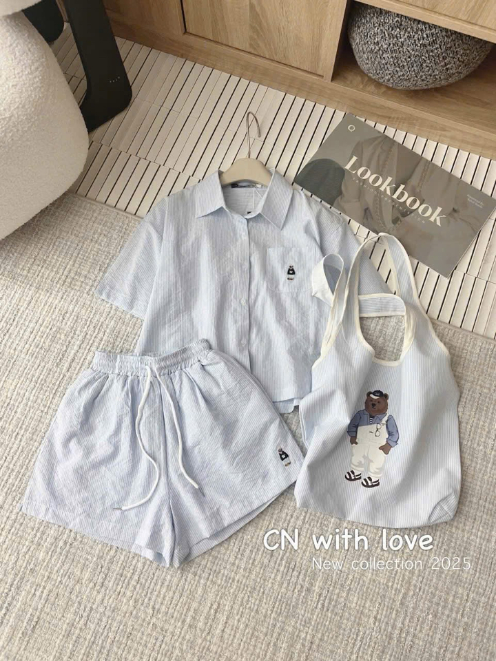 Set Sơ Mi Quần sóc ✨KÈM TÚI✨-duoc-ban-tai-MÍA SHOP - THỜI TRANG NỮ
