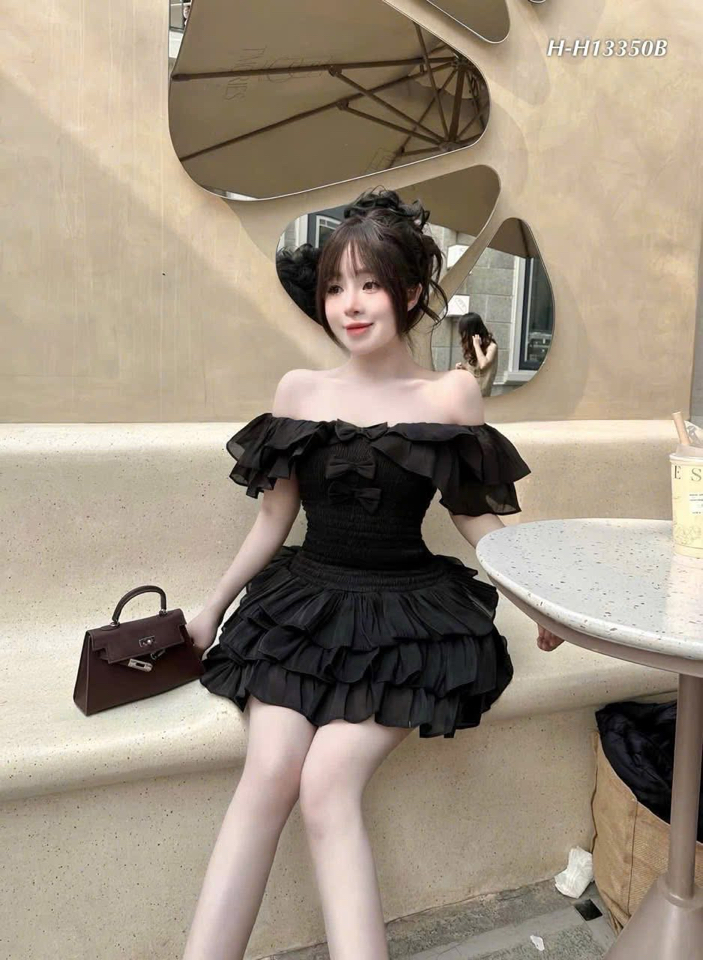 Đầm tơ bẹt vai-duoc-ban-tai-MÍA SHOP - THỜI TRANG NỮ