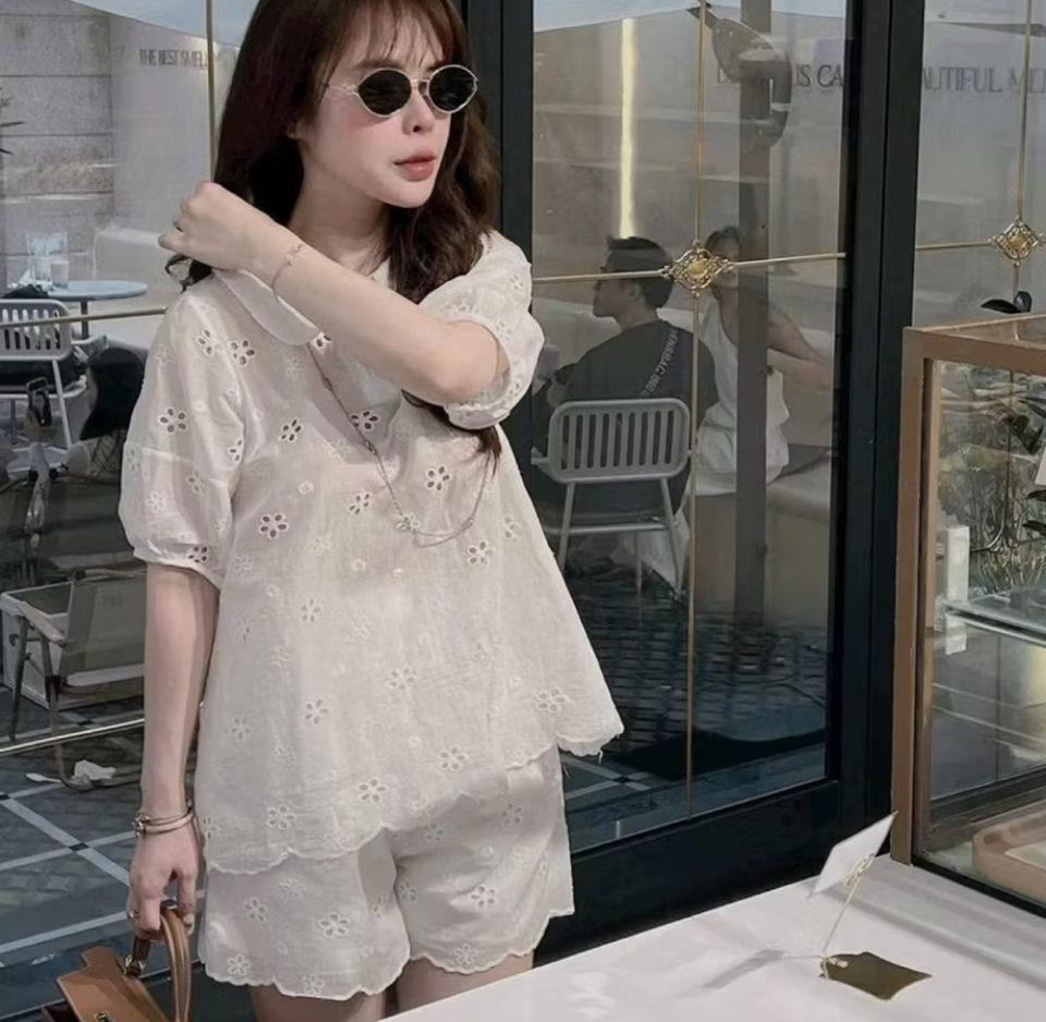 Set ren boy sẵn trắng/ kem-duoc-ban-tai-MÍA SHOP - THỜI TRANG NỮ