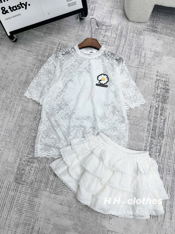 Set bộ áo ren CV tầng hoa cúc Hottrend-duoc-ban-tai-MÍA SHOP - THỜI TRANG NỮ