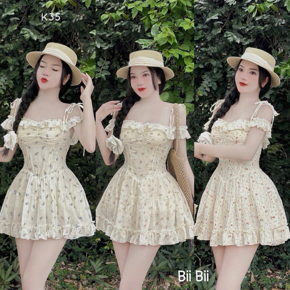 Đầm hoa nhí dưới 54kg-duoc-ban-tai-MÍA SHOP - THỜI TRANG NỮ