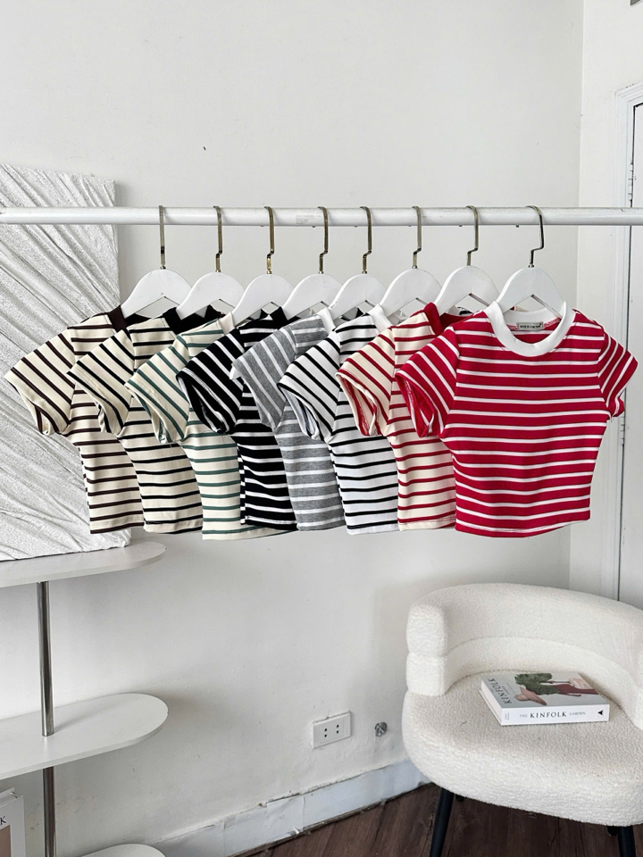 ÁO CROPTOP SỌC NGANG-duoc-ban-tai-MÍA SHOP - THỜI TRANG NỮ