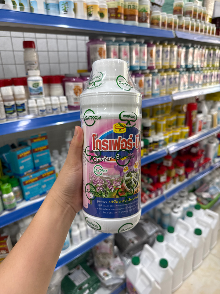 Vitamin B1 Grofer Thái Lan 1L - Phân bón hữu cơ triết xuất thực vật -duoc-ban-tai-THƯỞNG LÃM PHONG LAN VIỆT NAM