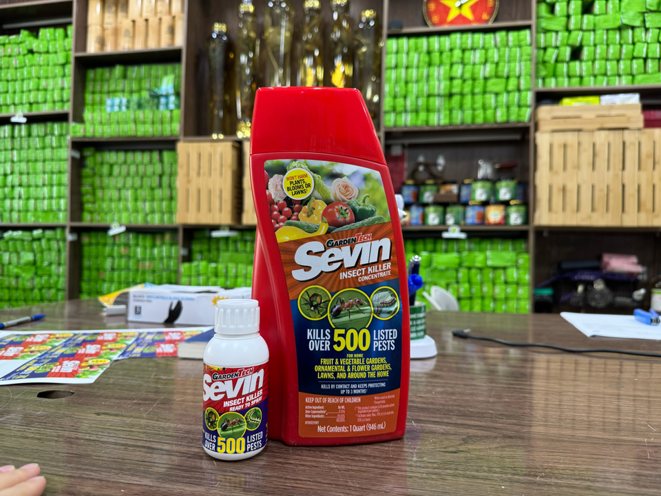 Sevin Insect Killer diệt và phòng ngừa trên 500 loại côn trùng (Chai =100mlml) hàng nhập Mỹ-duoc-ban-tai-THƯỞNG LÃM PHONG LAN VIỆT NAM