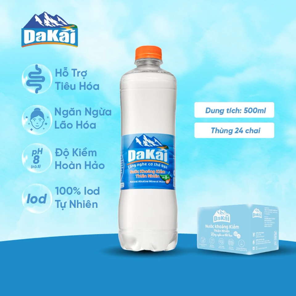 Nước Khoáng Kiềm Dakai 500ml-duoc-ban-tai-Lộc Hòa Trà Quán