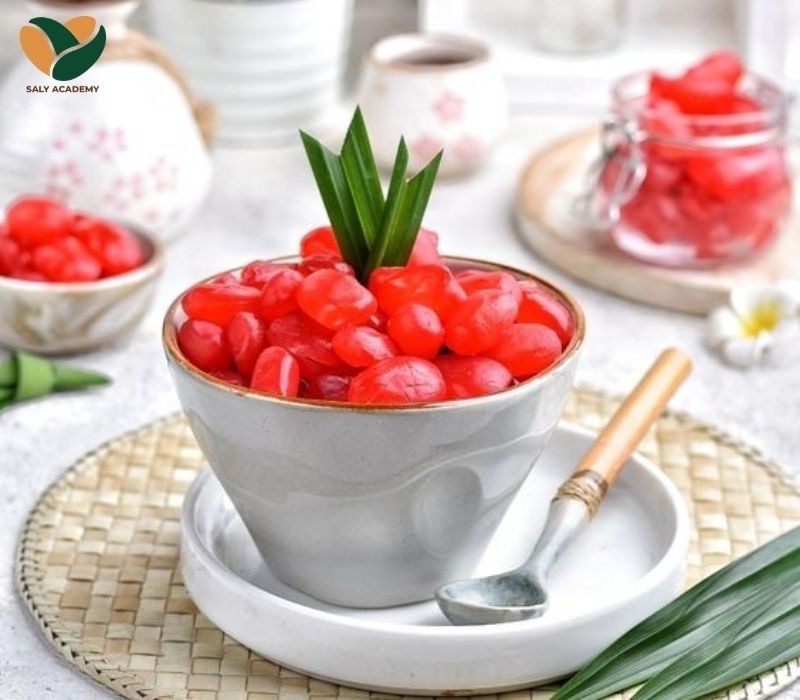 Sữa Chua Hạt Đác Rim Dâu Tây-duoc-ban-tai-Lộc Hòa Trà Quán