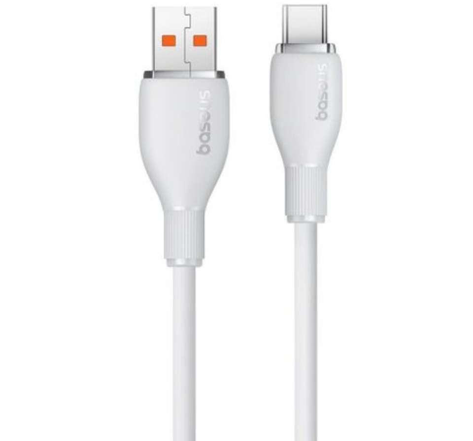 Cáp sạc nhanh Baseus Puding USB to Type-C 100W-Trắng-duoc-ban-tai-ĐIỆN THOẠI DI ĐỘNG KHA OANH