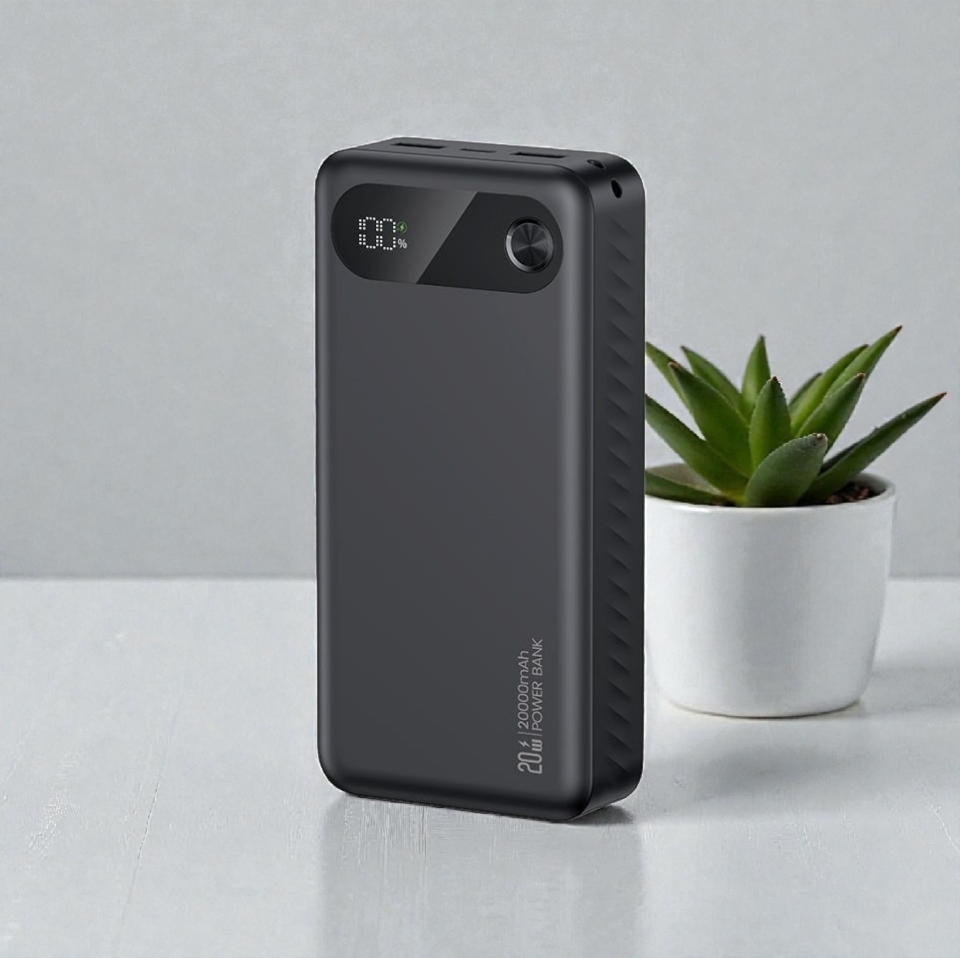 Pin sạc dự phòng Usams CD251 PB80 PD20W Digital Display Fast Charging Power Bank 20000mAh - Đen-duoc-ban-tai-ĐIỆN THOẠI DI ĐỘNG KHA OANH
