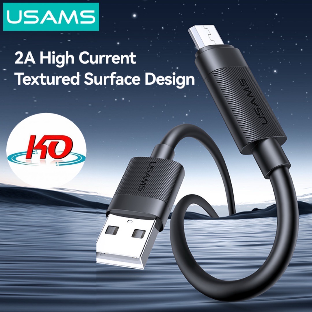 Cáp sạc điện thoại USB-A to Micro USAMS model: SJ779 U94 dài 1m-duoc-ban-tai-ĐIỆN THOẠI DI ĐỘNG KHA OANH