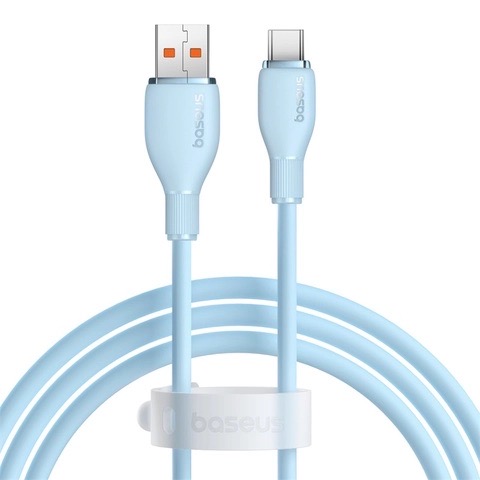 Cáp sạc nhanh Baseus Puding USB to Type-C 100W-Trắng-duoc-ban-tai-ĐIỆN THOẠI DI ĐỘNG KHA OANH
