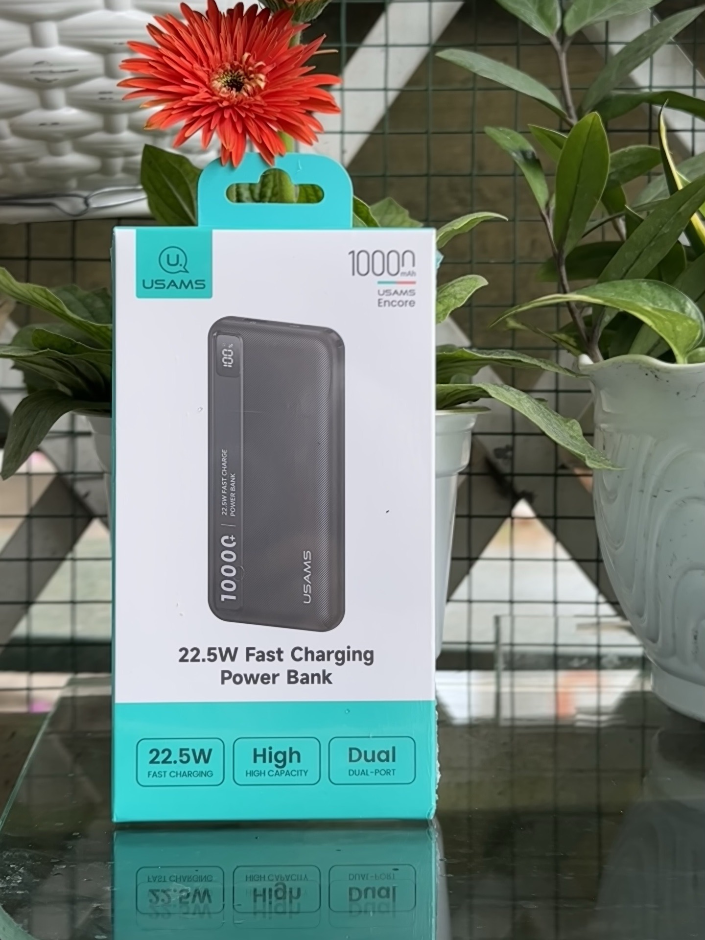 Pin sạc dự phòng Usams CD263 22.5W Fast Charging Power Bank 10000mAh - Đen, Model: 10KCD26301-duoc-ban-tai-ĐIỆN THOẠI DI ĐỘNG KHA OANH