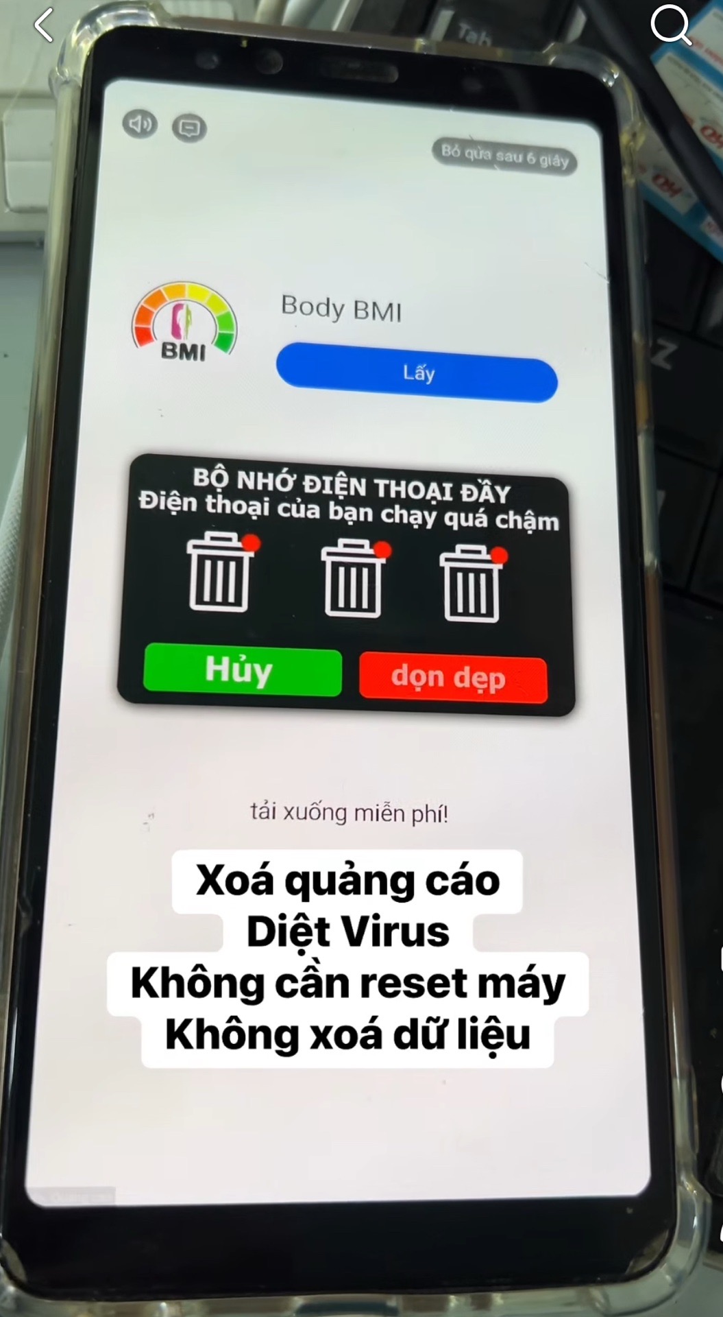 DIỆT XOÁ VIRUS QUẢNG CÁO-duoc-ban-tai-ĐIỆN THOẠI DI ĐỘNG KHA OANH