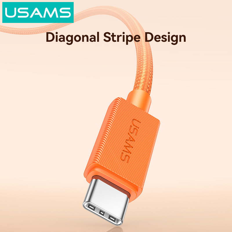 Cáp sạc điện thoại Usams SJ774 U92 30W Type-C to iP Charging & Data Cable with Light 1.2M - Đen-duoc-ban-tai-ĐIỆN THOẠI DI ĐỘNG KHA OANH