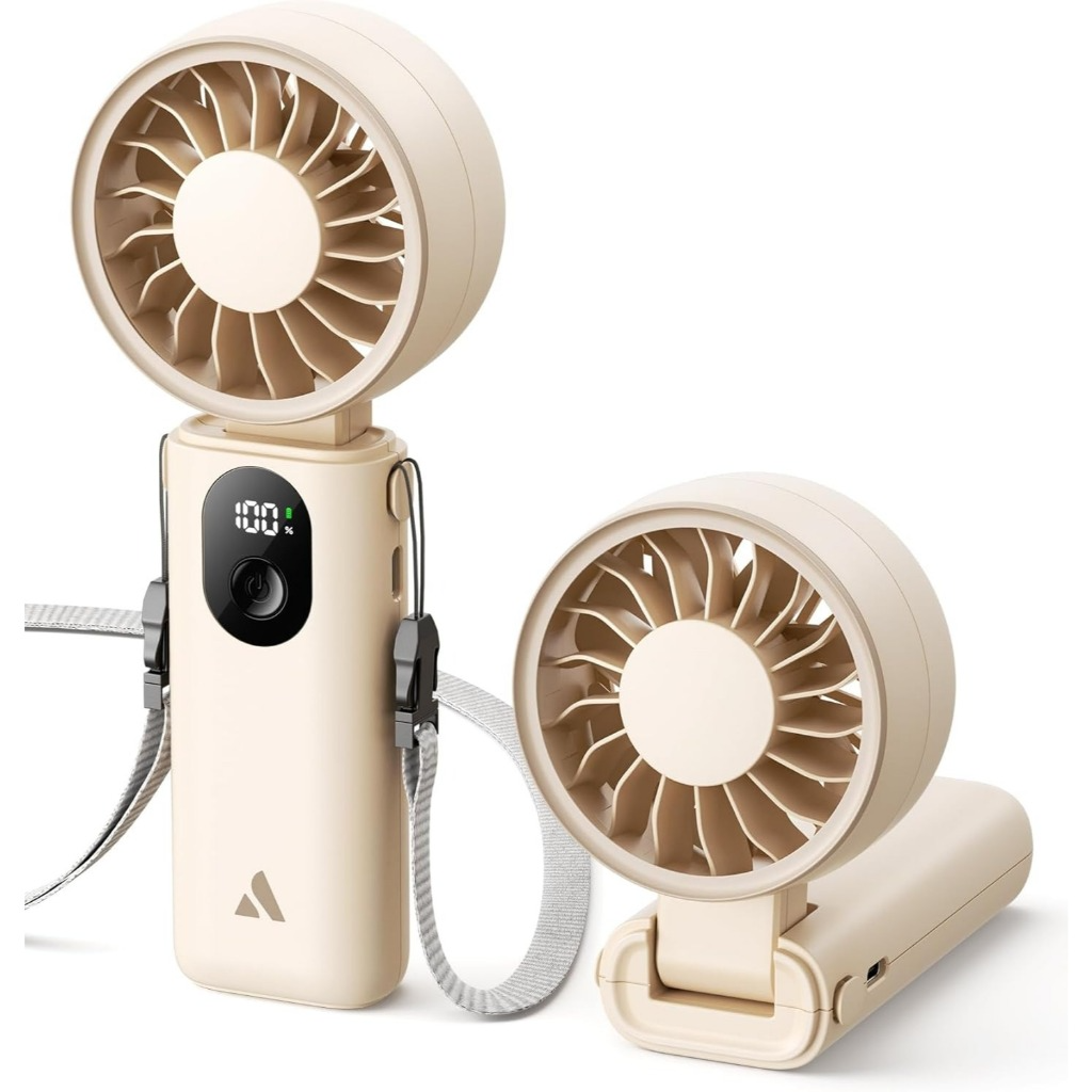 Quạt cầm tay Aecooly 3 in 1 Handheld Fan - Halo 04 (3600mAh) - Trắng, model: PE02-duoc-ban-tai-ĐIỆN THOẠI DI ĐỘNG KHA OANH