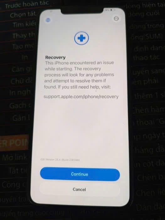 iPhone lỗi treo ở màn hình khôi phục-duoc-ban-tai-ĐIỆN THOẠI DI ĐỘNG KHA OANH