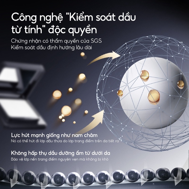 [CARSLAN] Phấn phủ nén Carslan Black Magnet Soft Mist kiềm dầu lâu trôi Minisize 1.5g-duoc-ban-tai-ENSTORE