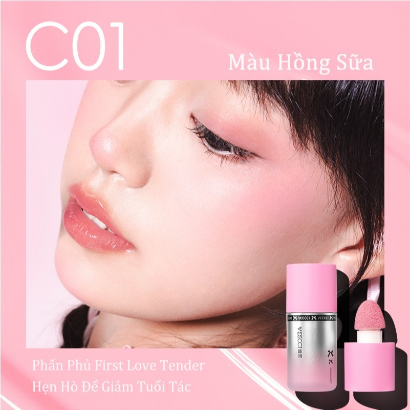 [VEECCI] Má hồng dạng kem lỏng Veecci lâu trôi 3.5g-duoc-ban-tai-ENSTORE
