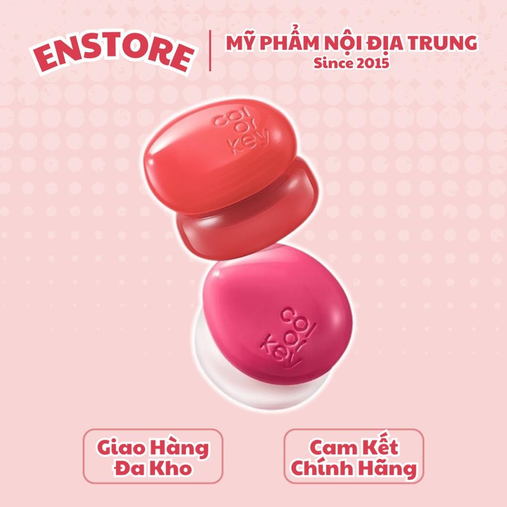 [COLORKEY] Son hũ Colorkey Bouncy Creamy Multi-Purpose Mud 4.5g / Plump Essence Lip Gloss 4g-duoc-ban-tai-ENSTORE