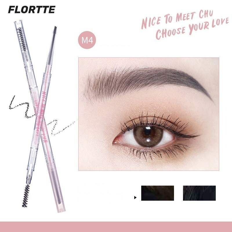 [FLORTTE] Chì kẻ lông mày Flortte thiết kế 2 đầu siêu mảnh chống thấm nước-duoc-ban-tai-ENSTORE