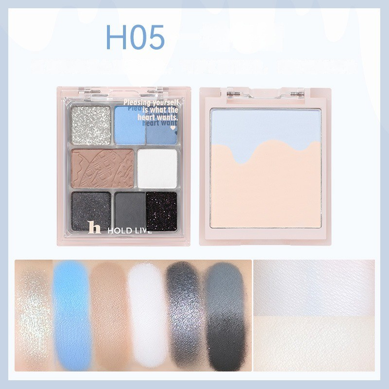 [HOLD LIVE] Bảng phấn mắt má hồng Hold Live 2 tầng kèm phấn phủ và gương tiện lợi HL756-duoc-ban-tai-ENSTORE