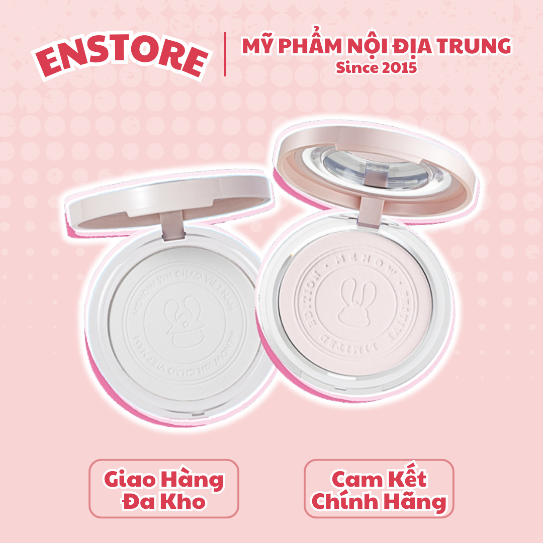 [MENOW] Phấn phủ nén kiềm dầu chống nước Menow Rabbit Compact Powder 8.5g-duoc-ban-tai-ENSTORE