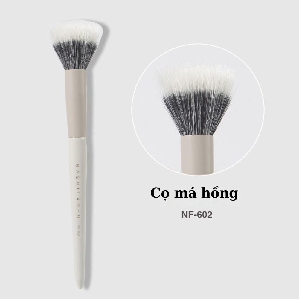 [NASHILANFU] Cọ lẻ trang điểm Nashilanfu trắng kèm túi bảo vệ cọ silicon-duoc-ban-tai-ENSTORE