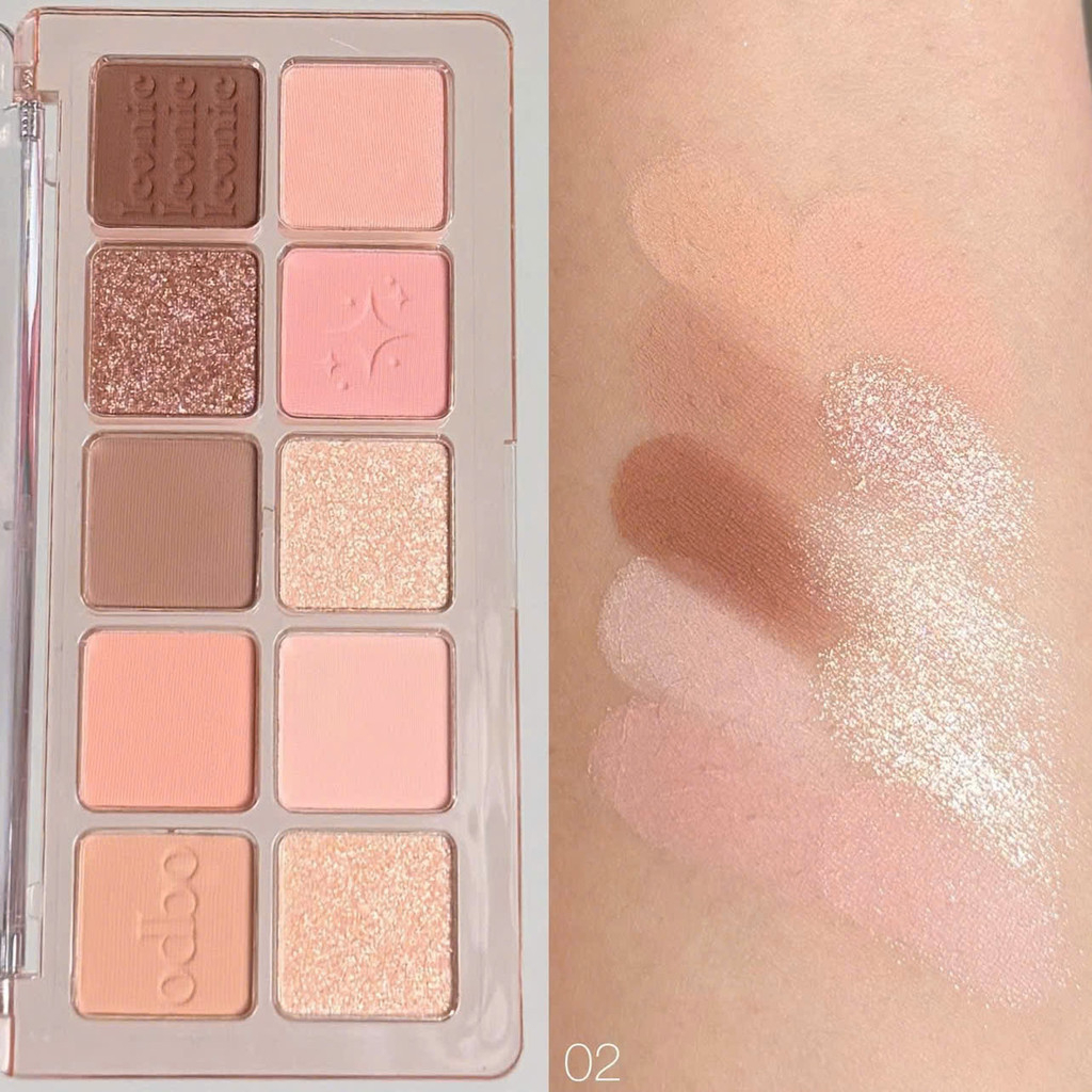 [ODBO] Bảng phấn mắt 10 ô Odbo Iconic OD2029-duoc-ban-tai-ENSTORE