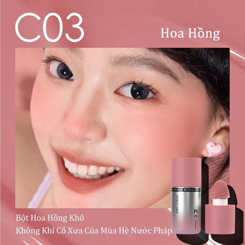 [VEECCI] Má hồng dạng kem lỏng Veecci lâu trôi 3.5g-duoc-ban-tai-ENSTORE