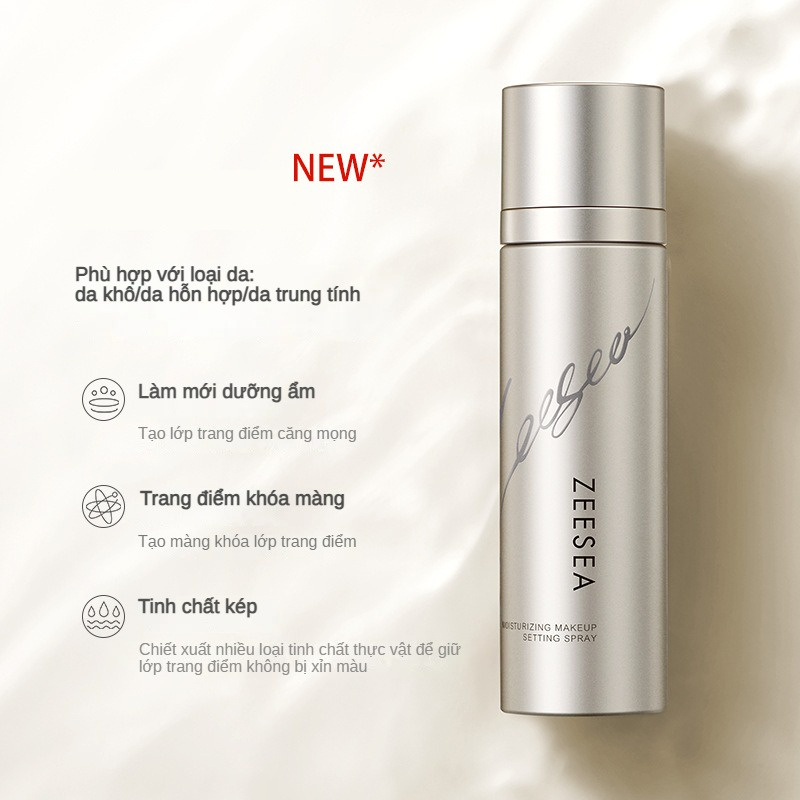 [ZEESEA] Xịt giữ make up Zeesea Setting Spray tạo hiệu ứng căng bóng mờ lì 50ml 100ml-duoc-ban-tai-ENSTORE