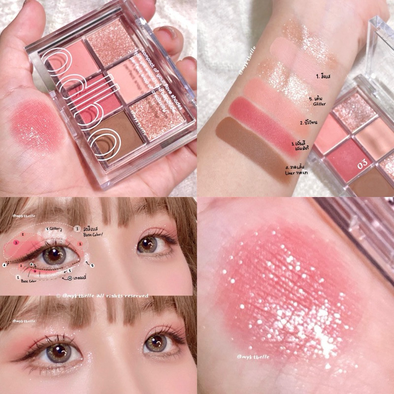 [ODBO] Bảng phấn mắt 6 ô Odbo Signature OD276-duoc-ban-tai-ENSTORE