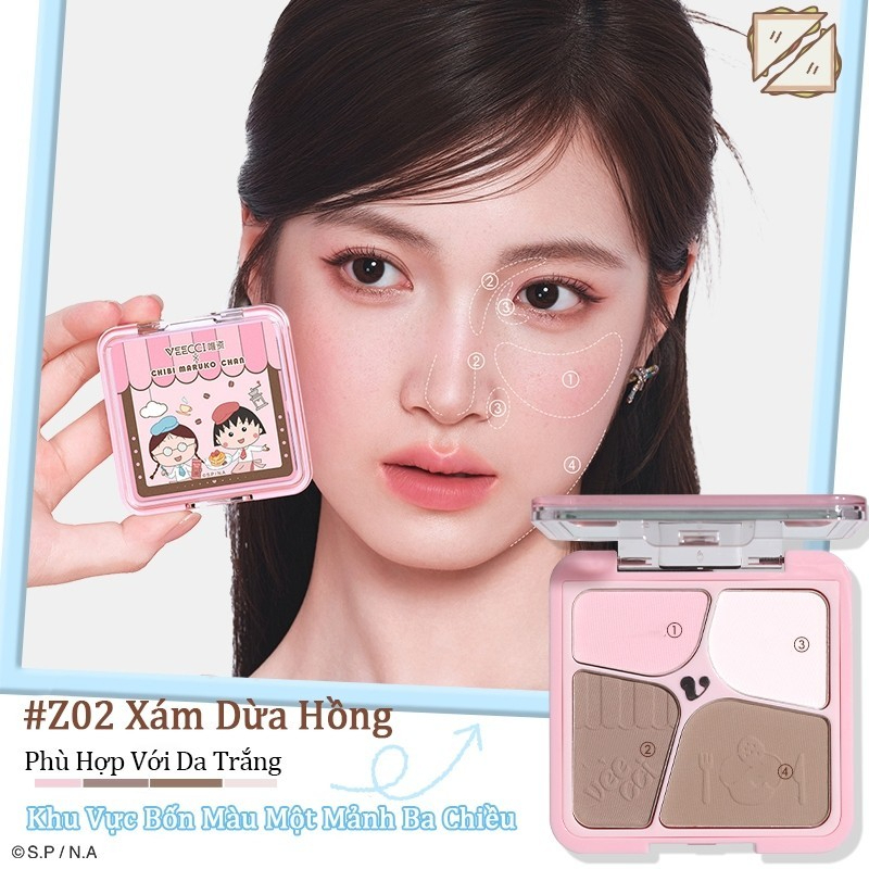 [VEECCI] Bảng tạo khối 4 ô Veecci x Chibi Maruko Chan-duoc-ban-tai-ENSTORE