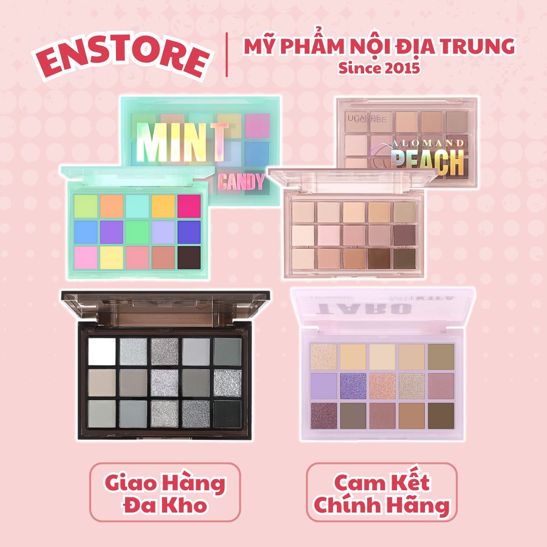 [UCANBE] Bảng phấn mắt 15 ô Ucanbe Color Eyeshadow-duoc-ban-tai-ENSTORE