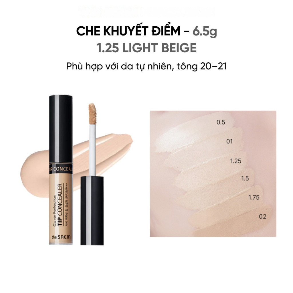 [THE SAEM] Kem che khuyết điểm The Saem Cover Perfection SPF28 6.5g-duoc-ban-tai-ENSTORE